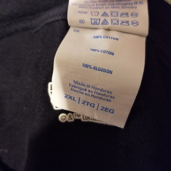 Star Wars Grogu Black Baby Yoda Mandalorian Disney 2XL Men's Shirt - Picture 2 of 6